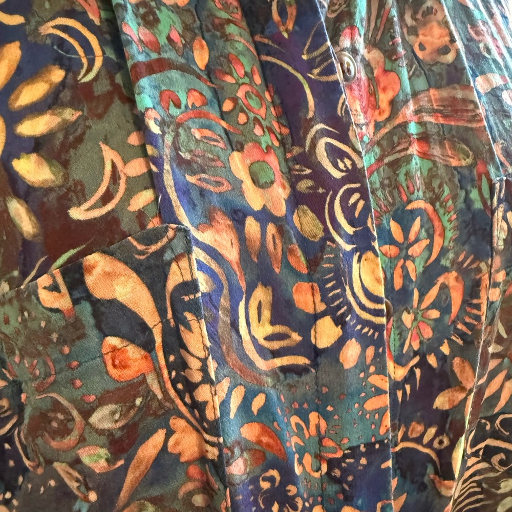 Peruvian Connection Button-Up Blouse - image 2